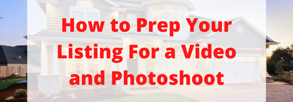 Prep Listing for Photoshoot